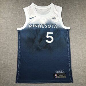 Anthony Edwards #5 MN Timberwolves Land of 10,000 Lakes City Jersey